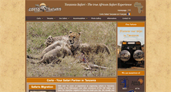 Desktop Screenshot of cortosafaristanzania.com