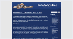 Desktop Screenshot of blog.cortosafaristanzania.com